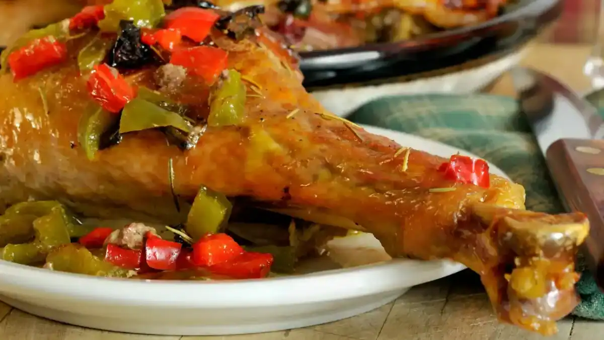 Cuisse de dinde avec Des légumes au Cookeo