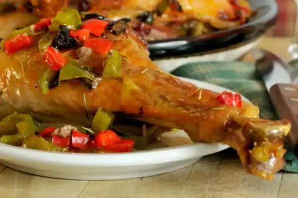 Cuisse de dinde avec Des légumes au Cookeo
