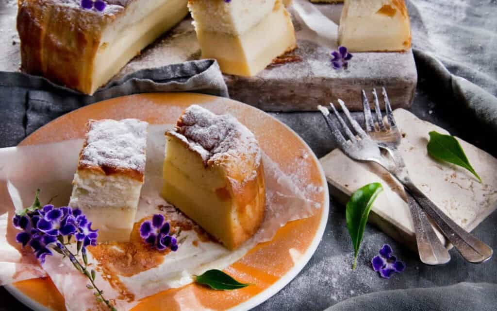 Gâteau magique vanille au Thermomix
