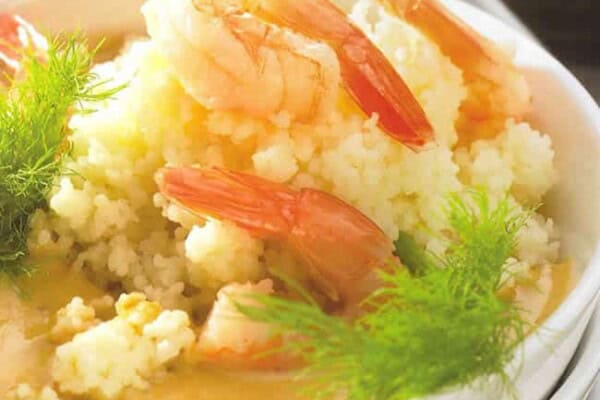 Couscous de crevette et sa bisque au Thermomix