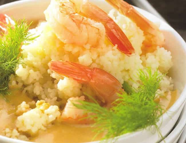 Couscous de crevette et sa bisque au Thermomix