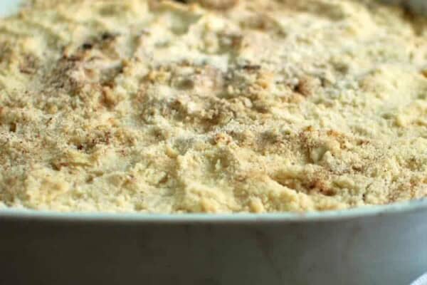 Crumble aux courgettes fromage et herbes au Thermomix