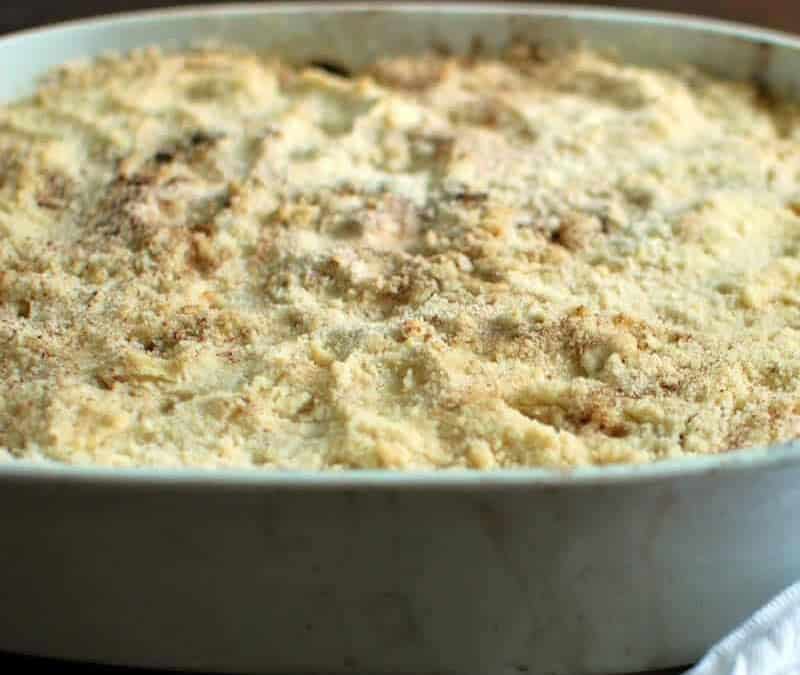 Crumble aux courgettes fromage et herbes au Thermomix