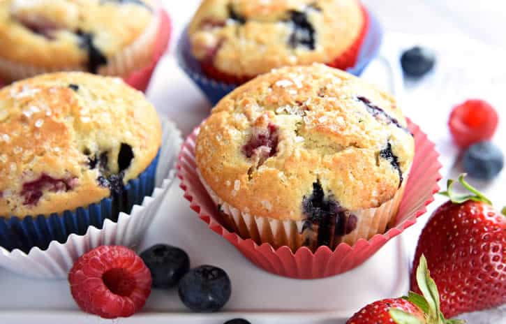 Muffins Fruits Rouges Thermomix : Recette Moelleuse et Facile