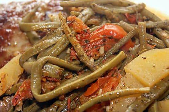 Haricots verts à l'italienne au Thermomix