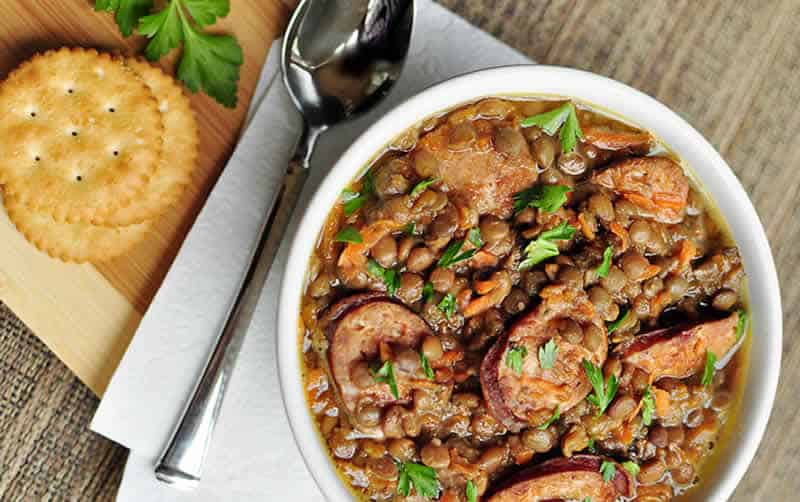 Saucisse aux Lentilles au Thermomix : Recette Traditionnelle