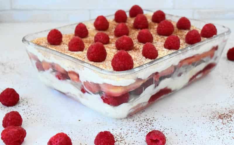 Tiramisu aux Framboises au Thermomix – Recette Facile et Fruitée
