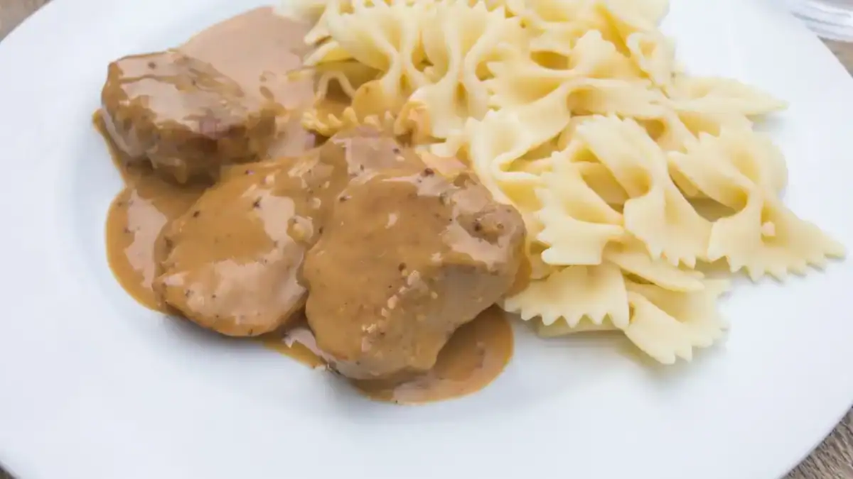 Filet mignon de porc sauce champignons au Thermomix