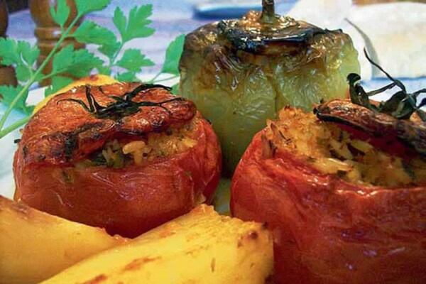 Poivrons farcis à la crétoise au Thermomix : recette facile