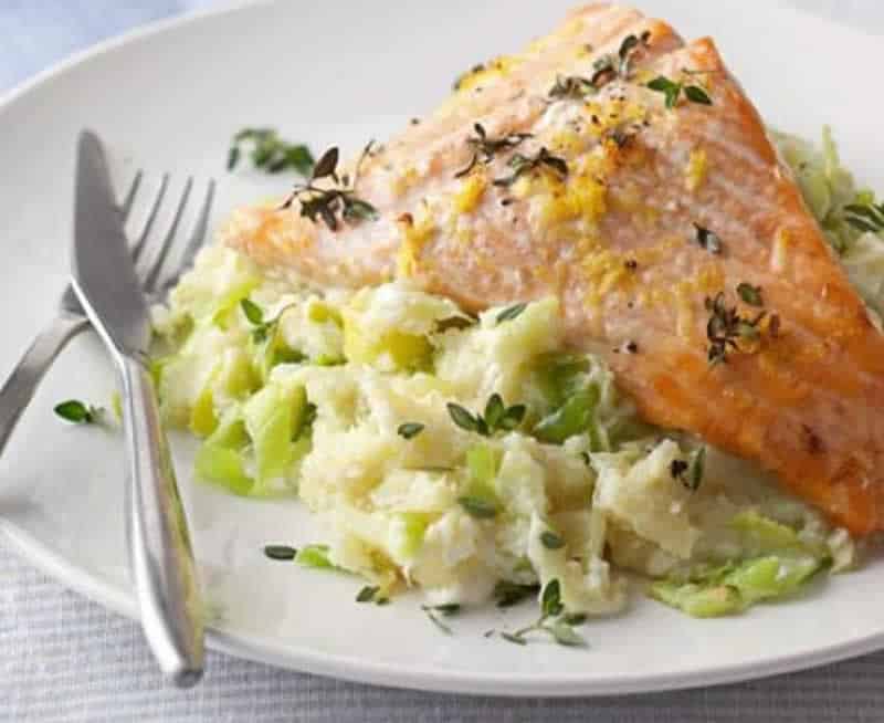 Saumon au fondant de poireaux curry au Thermomix : recette facile