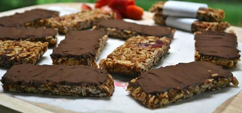 Barres de céréales et chocolat au Thermomix : recette énergétique