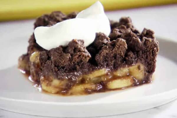 Crumble chocolat bananes au Thermomix : recette facile et gourmande