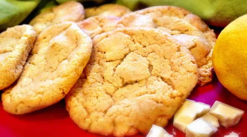 Cookie chocolat blanc et citron au Thermomix : recette facile