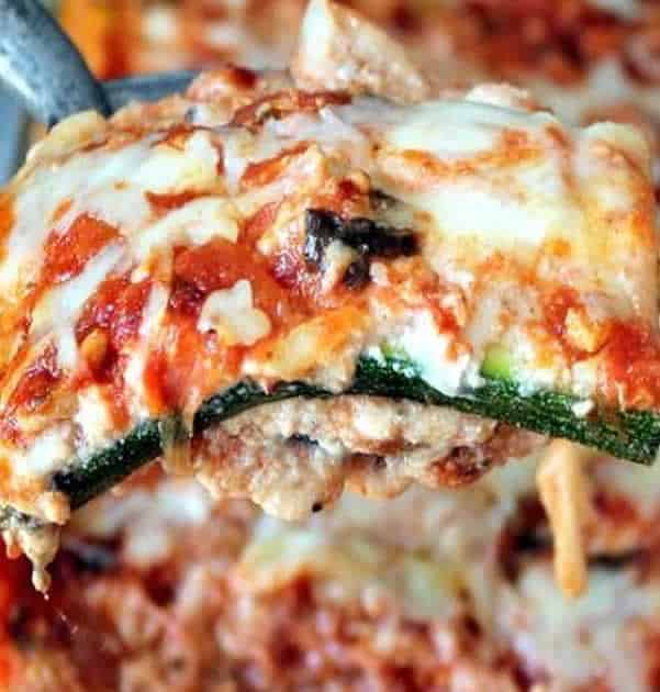 Lasagnes courgettes tomate poulet recette WW : plat léger et complet