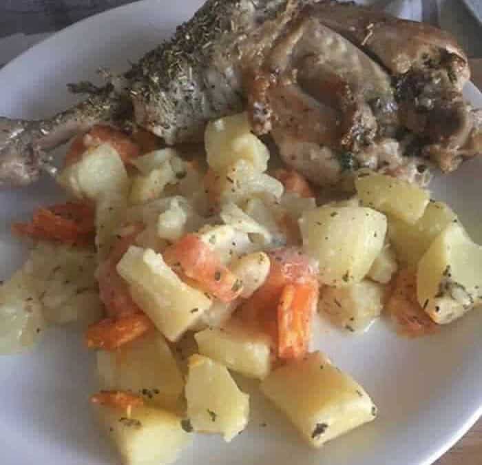 Cuisse de poulet pomme de terre carotte au Cookeo : recette facile