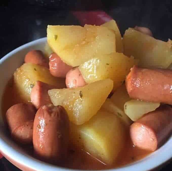 Knacki aux pommes de terre au Cookeo : recette facile en 15 minutes