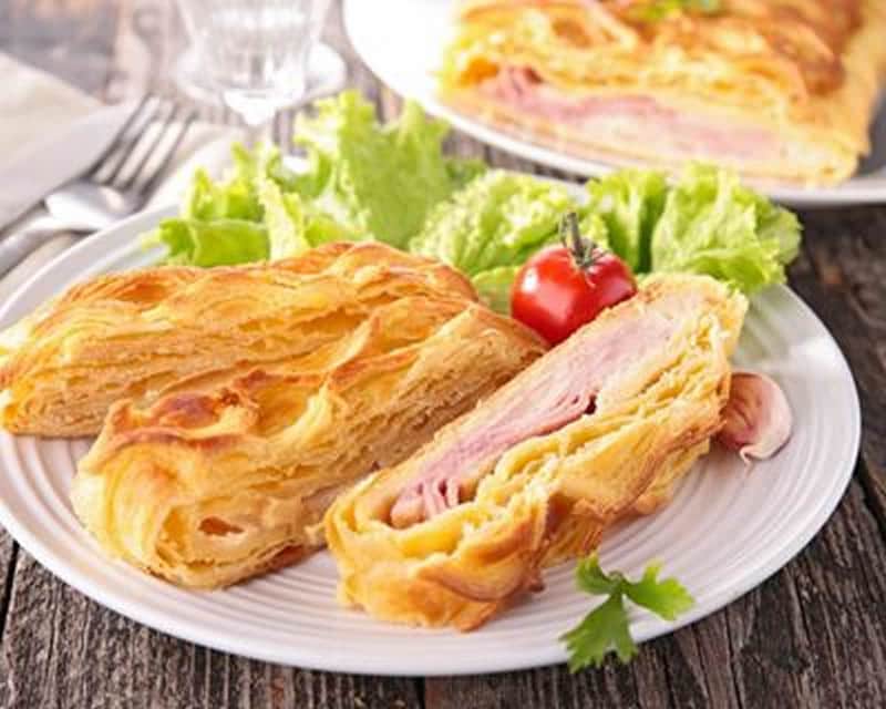 Feuilleté au Jambon Comté avec thermomix
