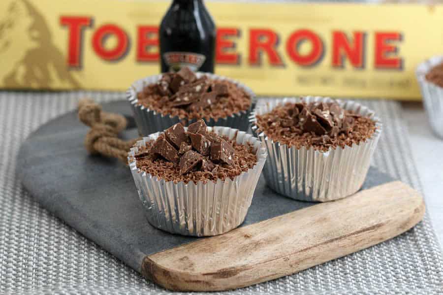Mini Cheesecakes au Toblerone et Baileys au Thermomix