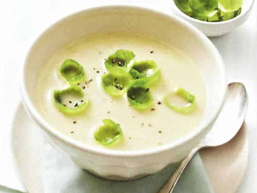 Soupe de Choux de Bruxelles et Pommes de Terre au Thermomix