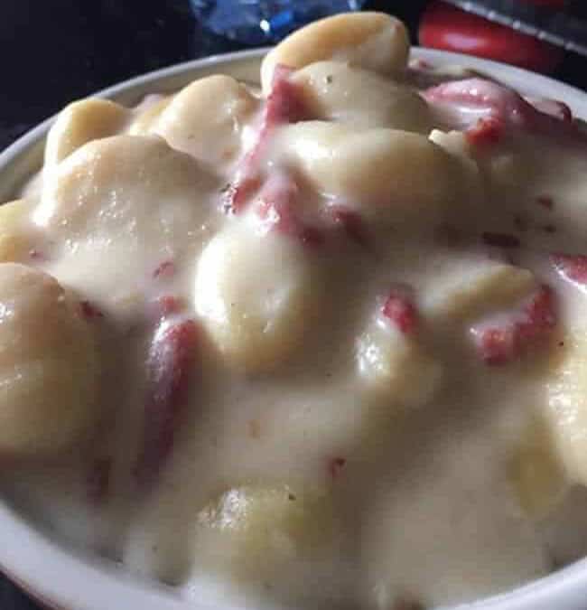 Gnocchis crème et bacon au Cookeo : recette facile en 2 minutes