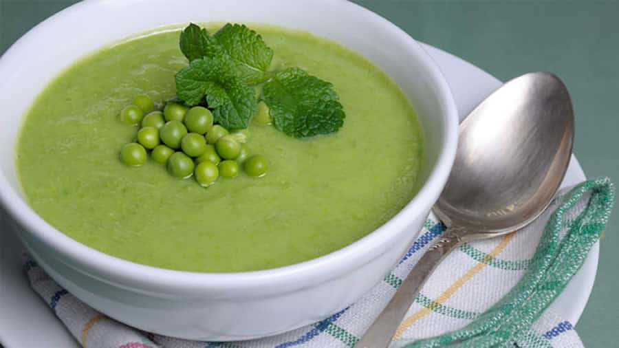 Soupe courgettes et petits pois au Cookeo, légère et rapide
