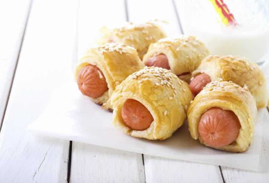 Feuilletés aux saucisses au thermomix