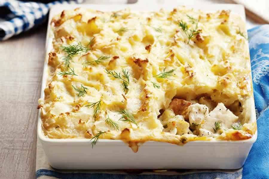 Gratin de Fenouil au Cabillaud au Thermomix