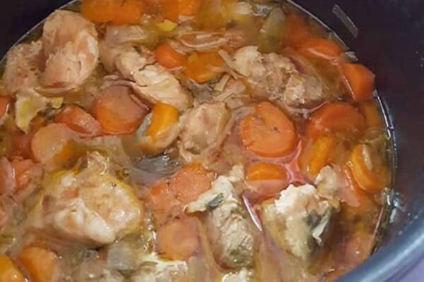 Sauté Porc Oignons Carottes Poireaux au Cookeo : Recette Facile