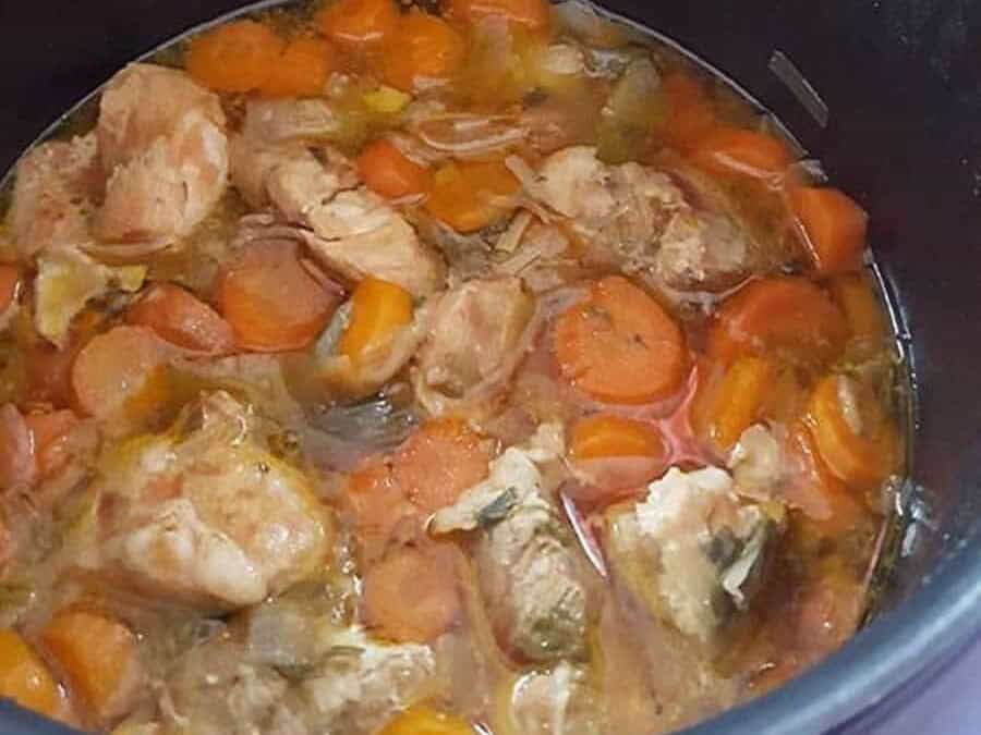 Sauté Porc Oignons Carottes Poireaux au Cookeo : Recette Facile
