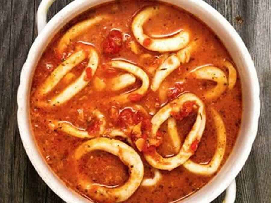 Calamars au Sauce Paprika au Thermomix – Recette Facile