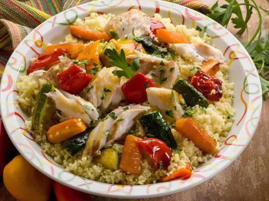 Couscous de poisson et légumes au thermomix