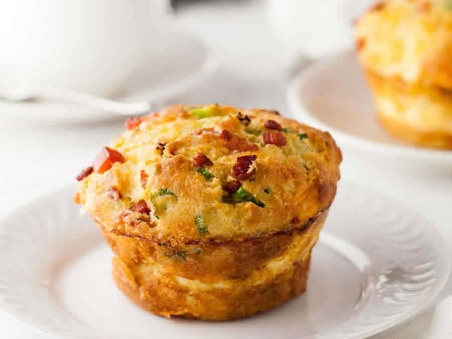 Muffins Lardons et Légumes au Thermomix : Recette Facile