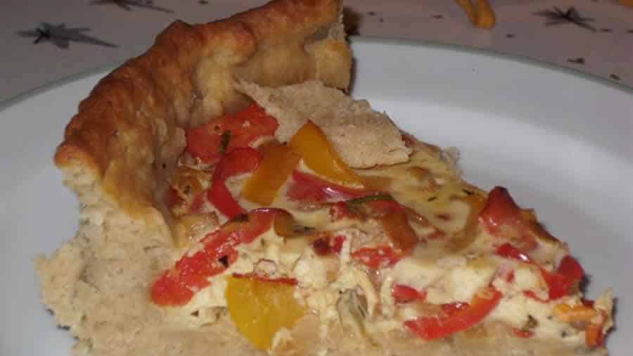 Quiche aux Trois Poivrons au Thermomix : Recette Facile et Colorée