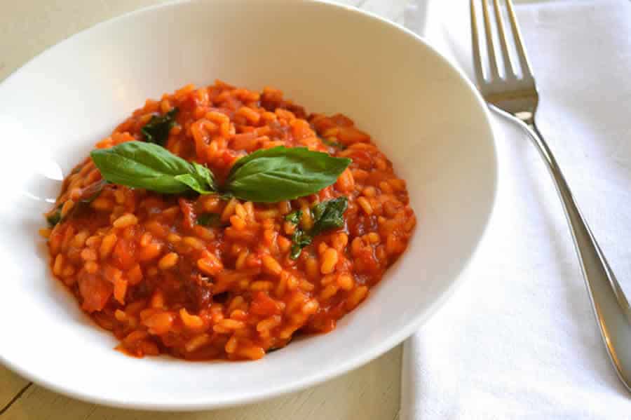 Risotto au poulet et tomate au Thermomix