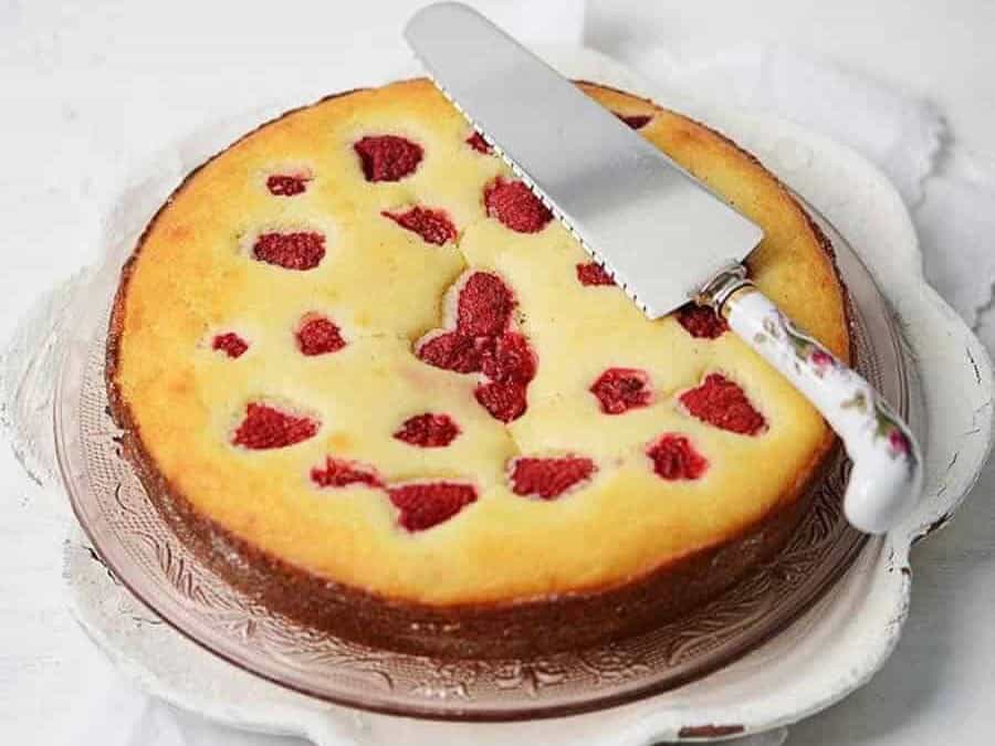 Flan à la ricotta et framboises au Thermomix : recette légère et fruitée