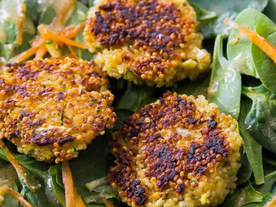 Galettes quinoa et légumes au Thermomix : recette végétarienne facile