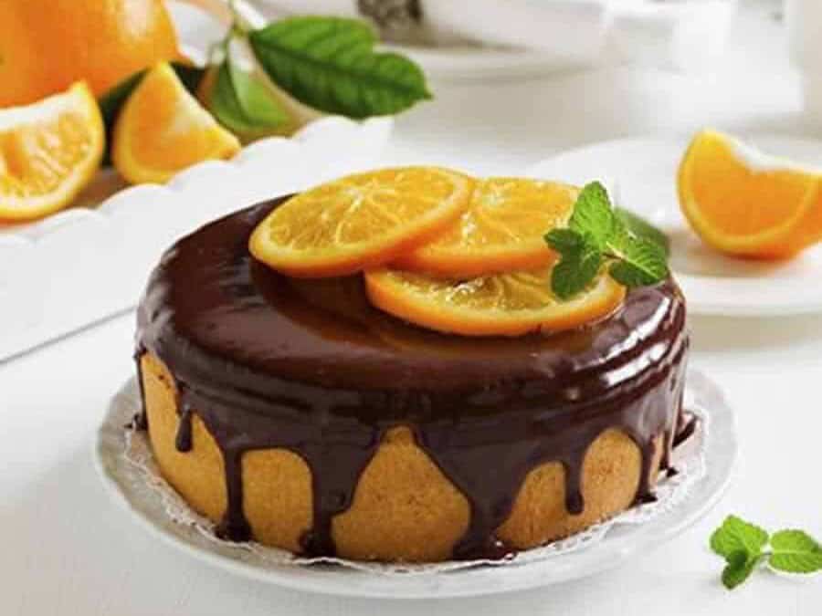 Gâteau à l'Orange Nappé Chocolat au Thermomix – Recette Facile