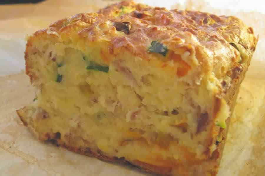 Pain de courgettes au surimi au Thermomix