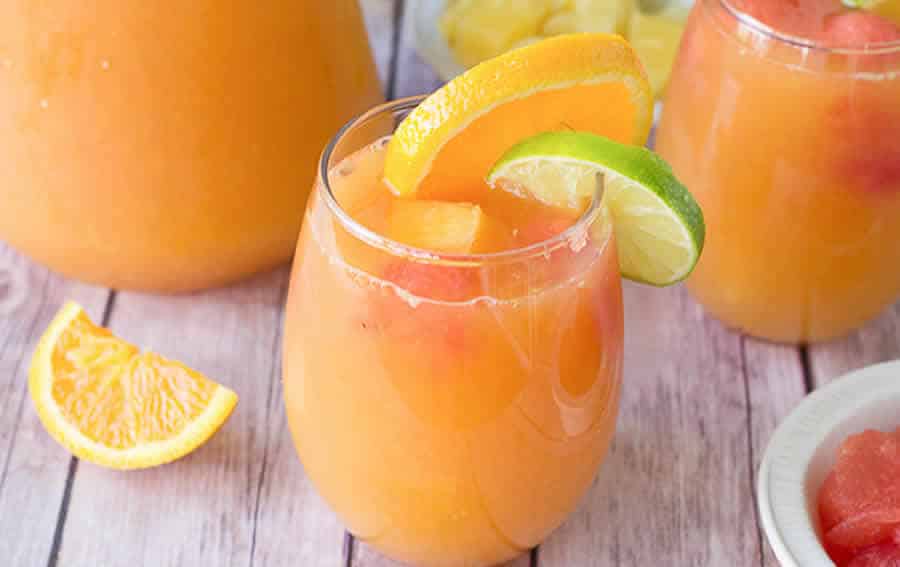 Punch Multifruits au Thermomix : Recette Facile et Tropicale