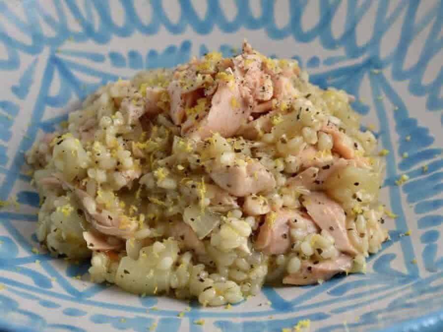 Risotto au Citron et Truite Fumée au Thermomix – Recette Facile