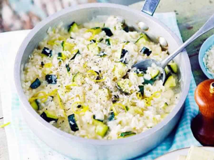 Risotto aux courgettes et au curry au Thermomix : recette crémeuse et parfumée