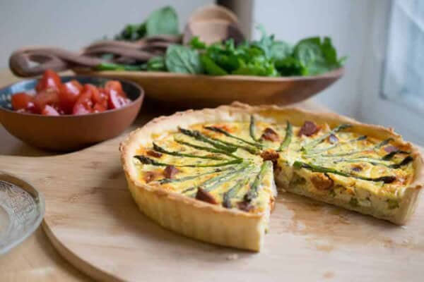 Tarte aux Asperges Chorizo et Parmesan au Thermomix : Recette Facile
