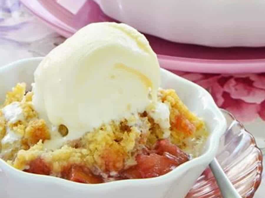 Crumble à la Rhubarbe au Thermomix : croquant et gourmand
