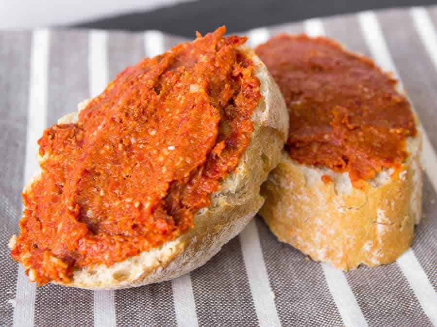 Soubressade Fait Maison au Thermomix : tartinade express