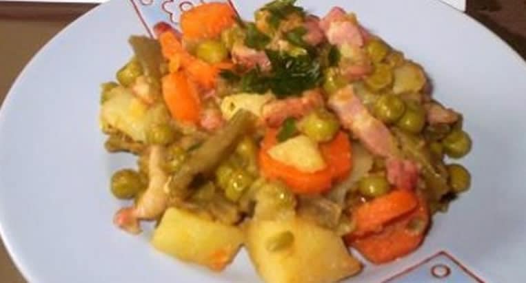 Jardinière de Légumes Lardons au Thermomix : Un Plat Complet en 40 Min