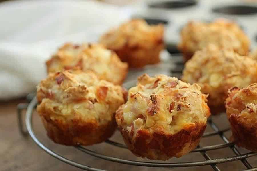 Muffins au Jambon et Mozzarella au Thermomix