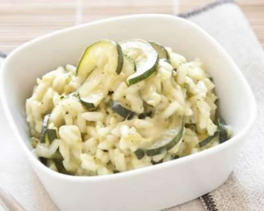 Risotto aux courgettes et champignons au Thermomix