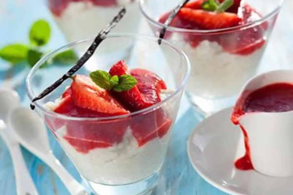 Riz au lait aux fraises au thermomix