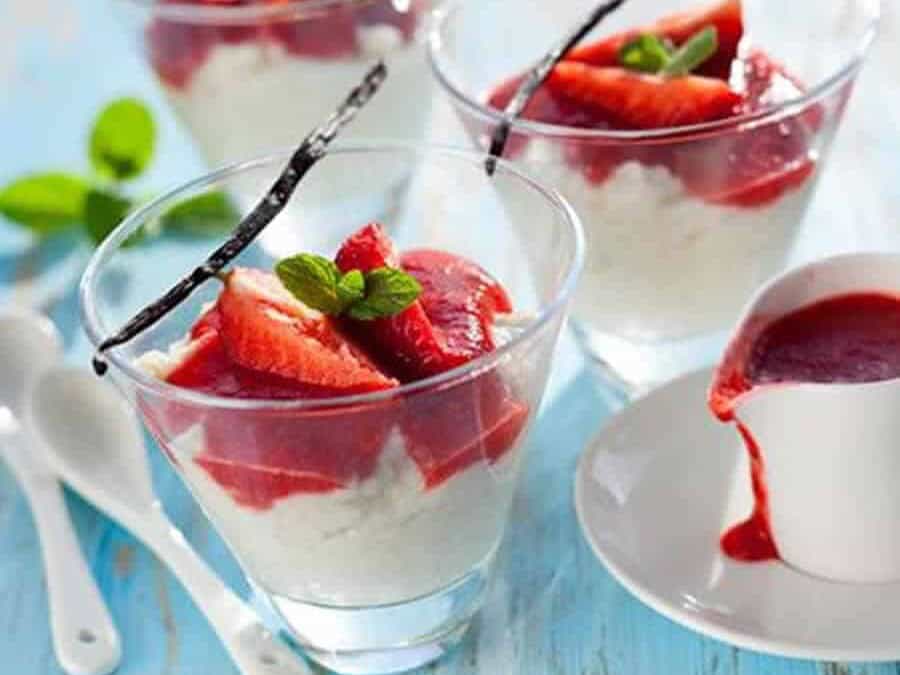 Riz au lait aux fraises au thermomix