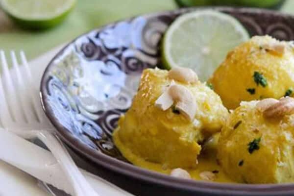Cabillaud en sauce curry et coco au thermomix